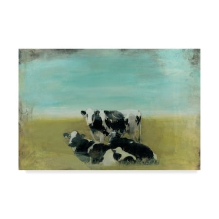 Naomi Mccavitt 'Country Drive Cows Iii' Canvas Art,12x19